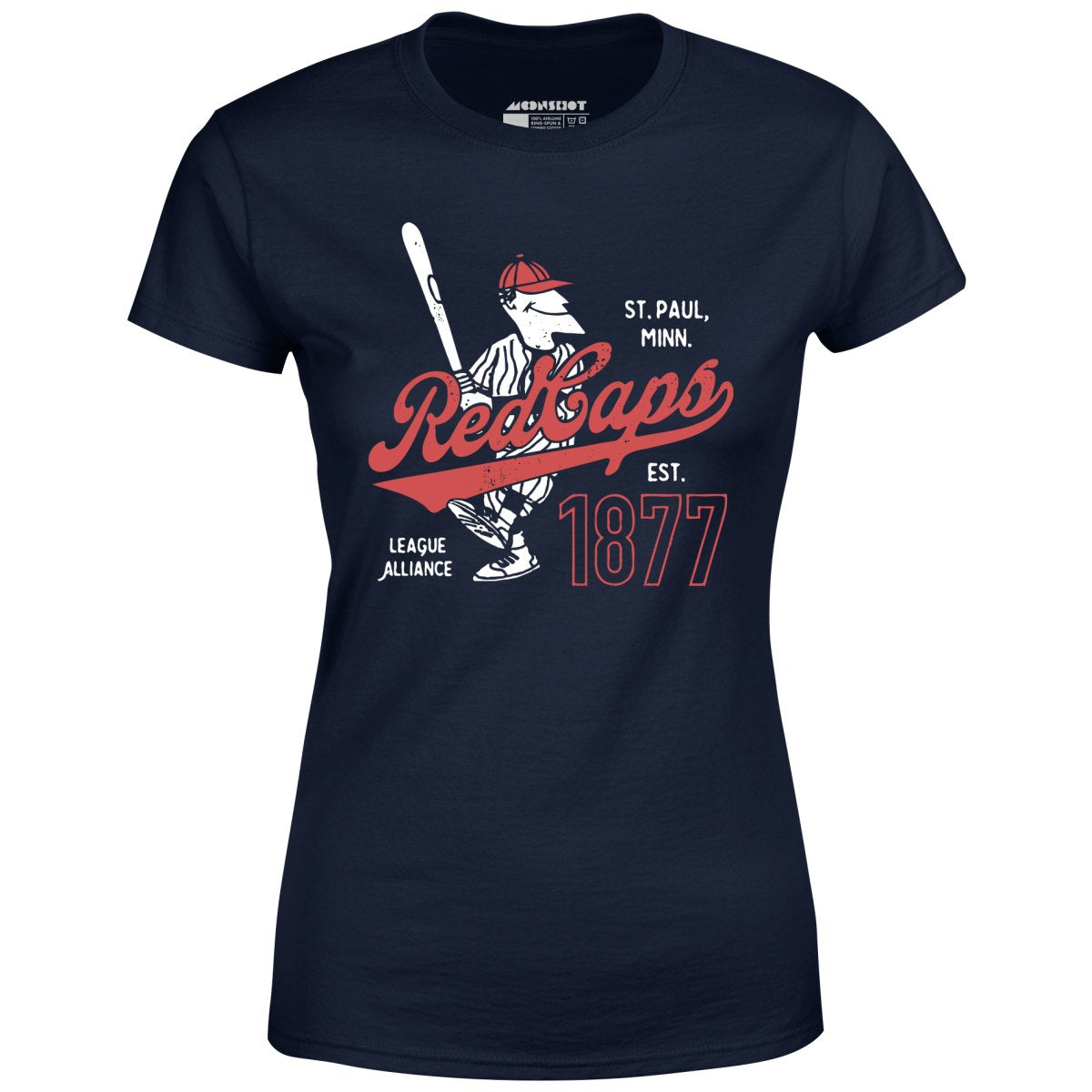 Saint Paul Red Caps - Minnesota - Vintage Defunct Baseball Teams - Women's T-Shirt
