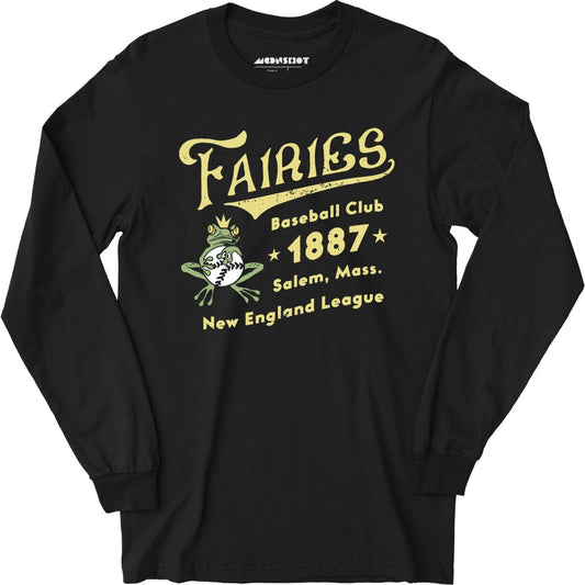 Salem Fairies - Massachusetts - Vintage Defunct Baseball Teams - Long Sleeve T-Shirt