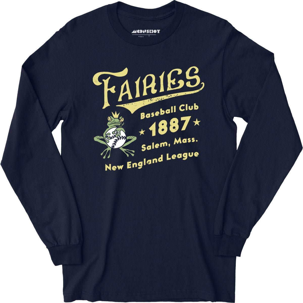 Salem Fairies - Massachusetts - Vintage Defunct Baseball Teams - Long Sleeve T-Shirt