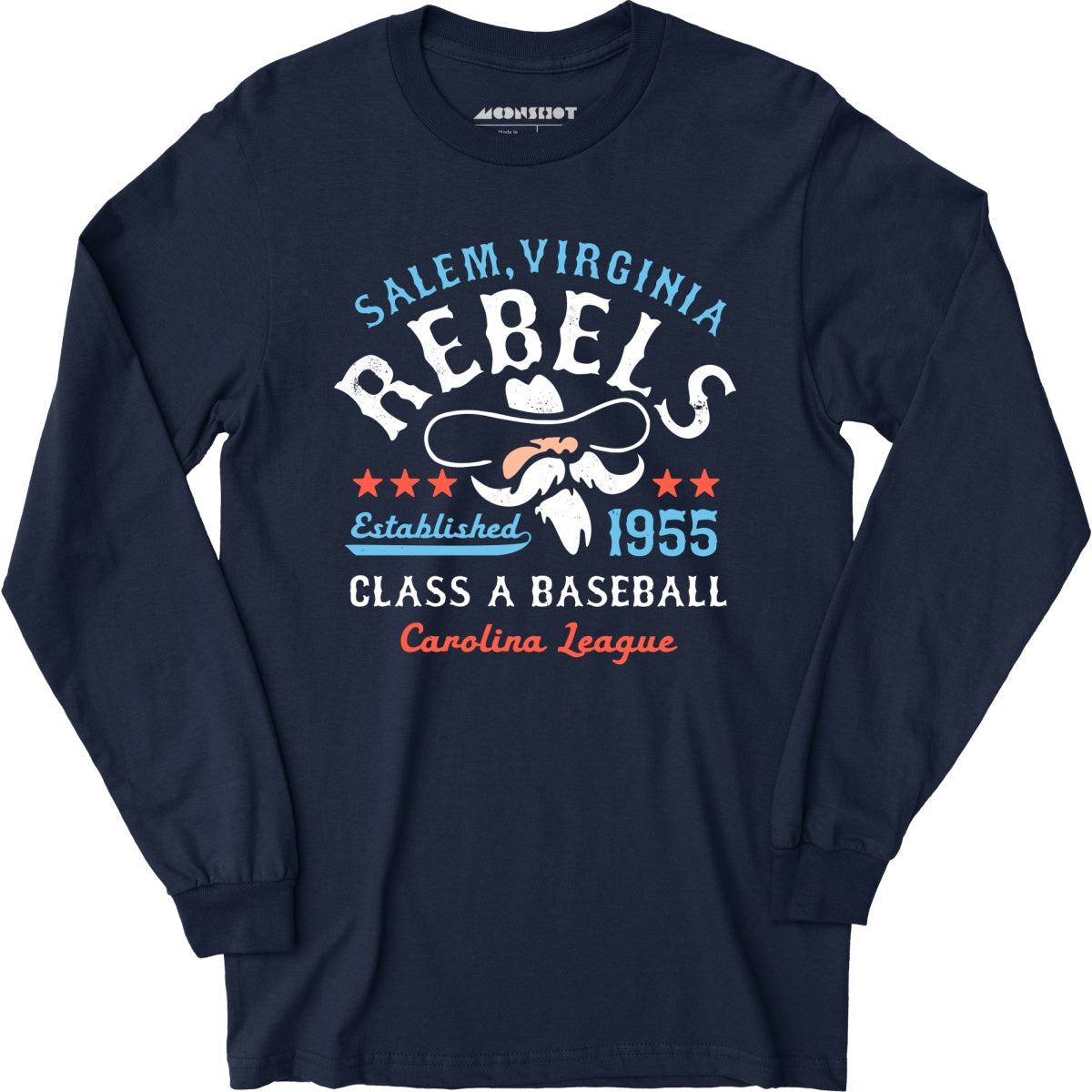 Salem Rebels - Virginia - Vintage Defunct Baseball Teams - Long Sleeve T-Shirt