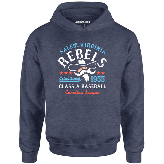 Salem Rebels - Virginia - Vintage Defunct Baseball Teams - Unisex Hoodie