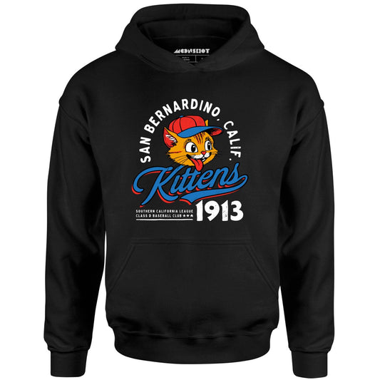 San Bernardino Kittens - California - Vintage Defunct Baseball Teams - Unisex Hoodie