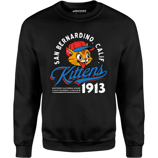 San Bernardino Kittens - California - Vintage Defunct Baseball Teams - Unisex Sweatshirt