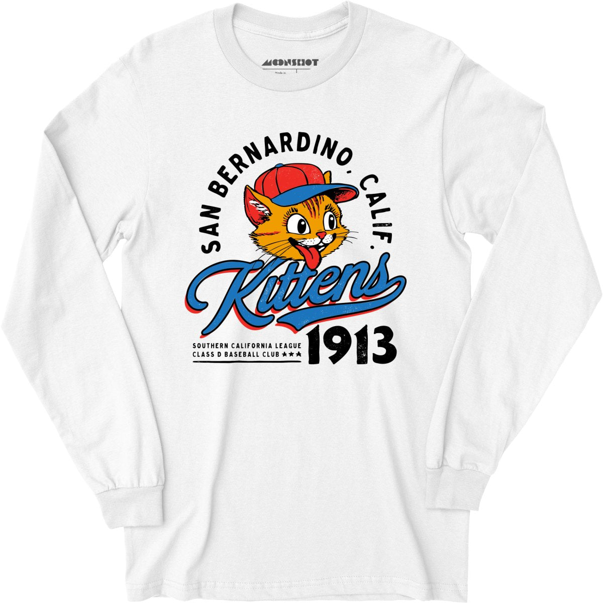 San Bernardino Kittens - California - Vintage Defunct Baseball Teams - Long Sleeve T-Shirt