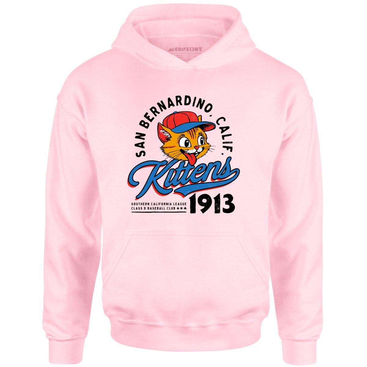 San Bernardino Kittens - California - Vintage Defunct Baseball Teams - Unisex Hoodie
