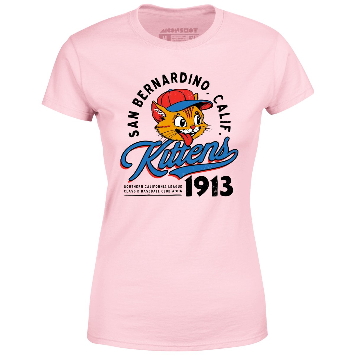 San Bernardino Kittens - California - Vintage Defunct Baseball Teams - Women's T-Shirt