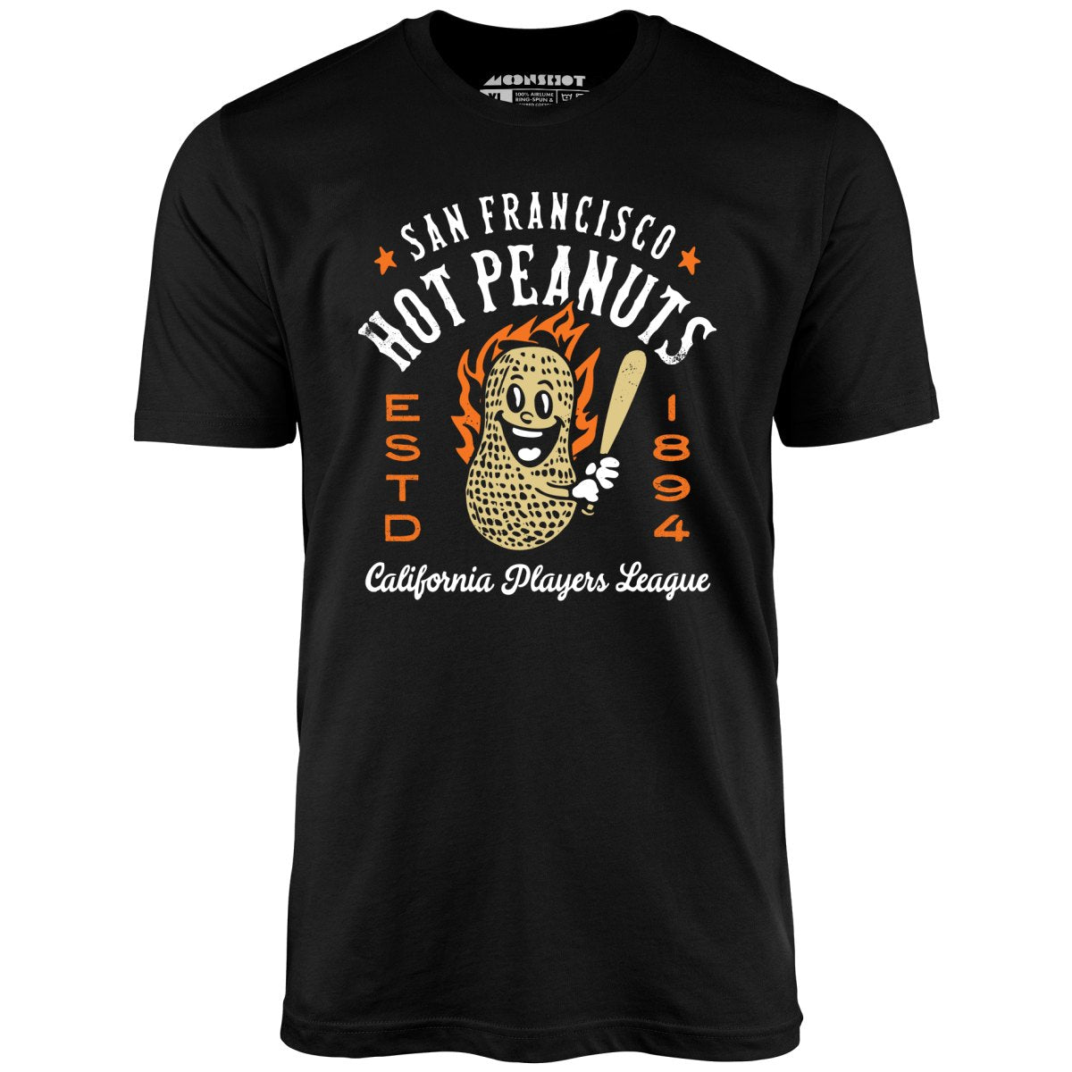 San Francisco Hot Peanuts - California - Vintage Defunct Baseball Teams - Unisex T-Shirt