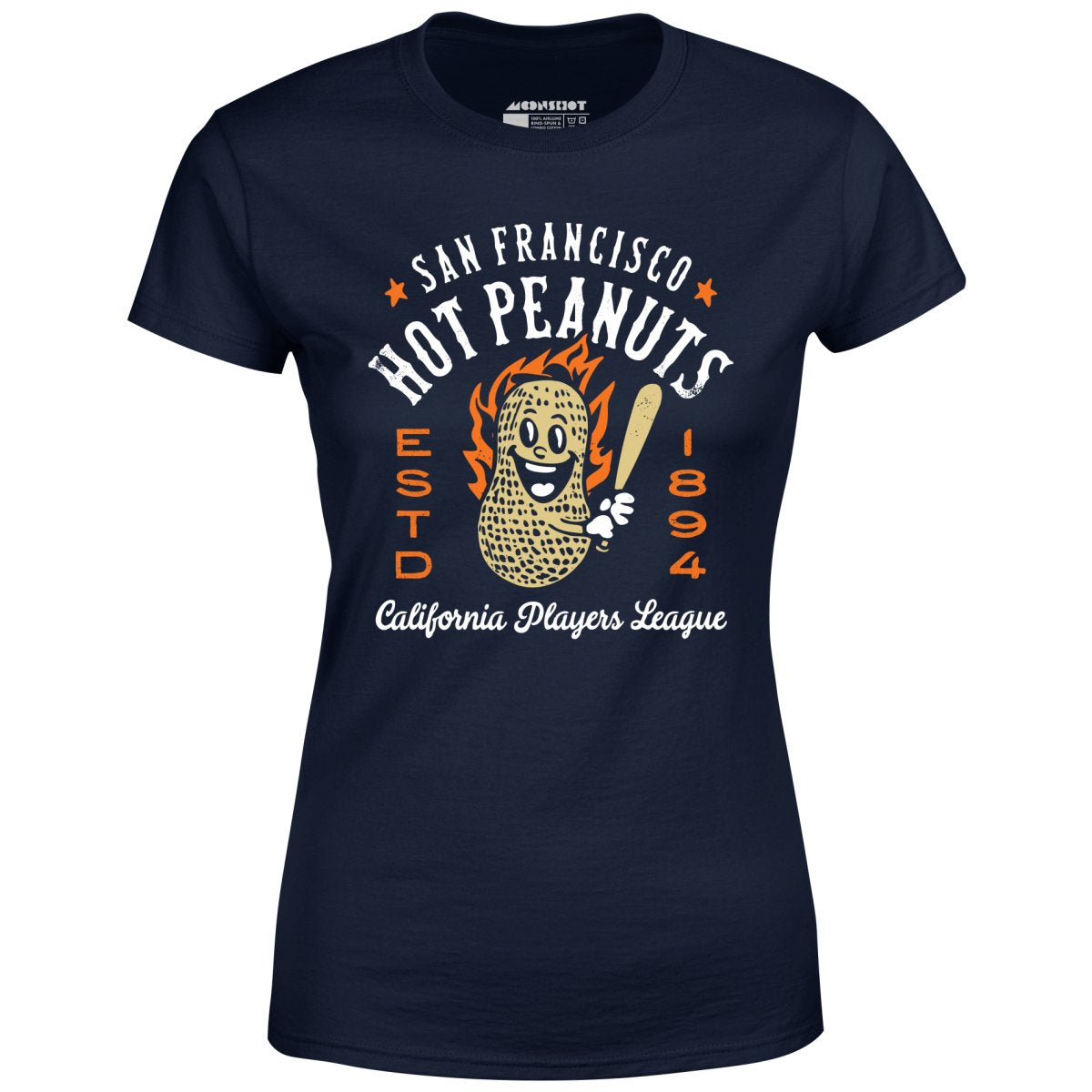 San Francisco Hot Peanuts - California - Vintage Defunct Baseball Teams - Women's T-Shirt