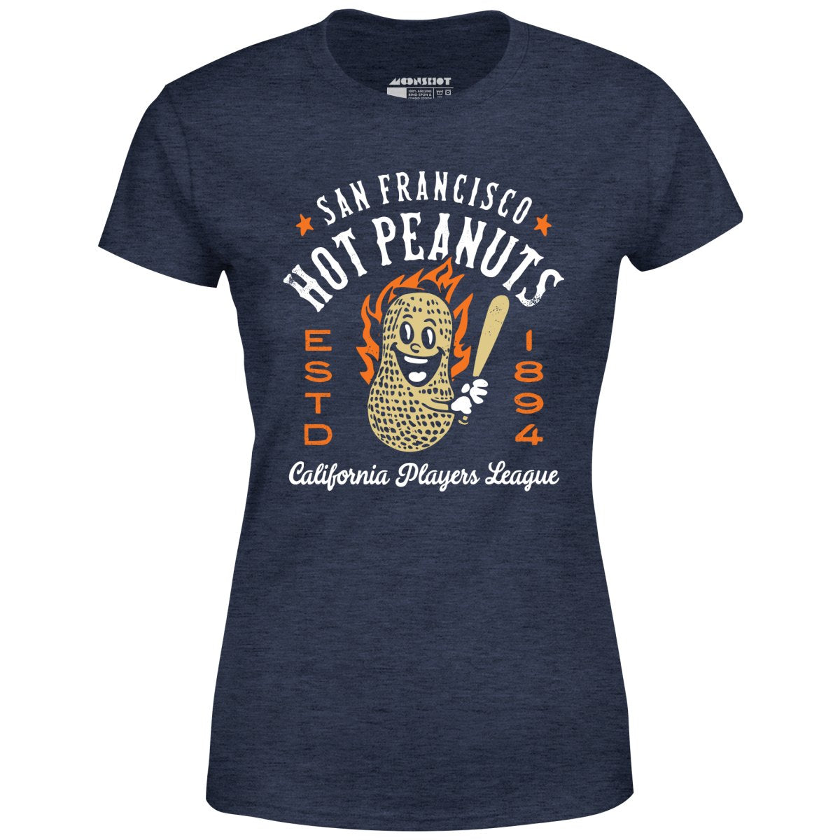 San Francisco Hot Peanuts - California - Vintage Defunct Baseball Teams - Women's T-Shirt