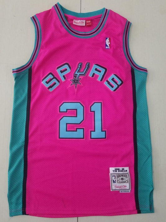 san antonio spurs #21 tim duncan Spurs 21 Retro s-xxl Style 2
