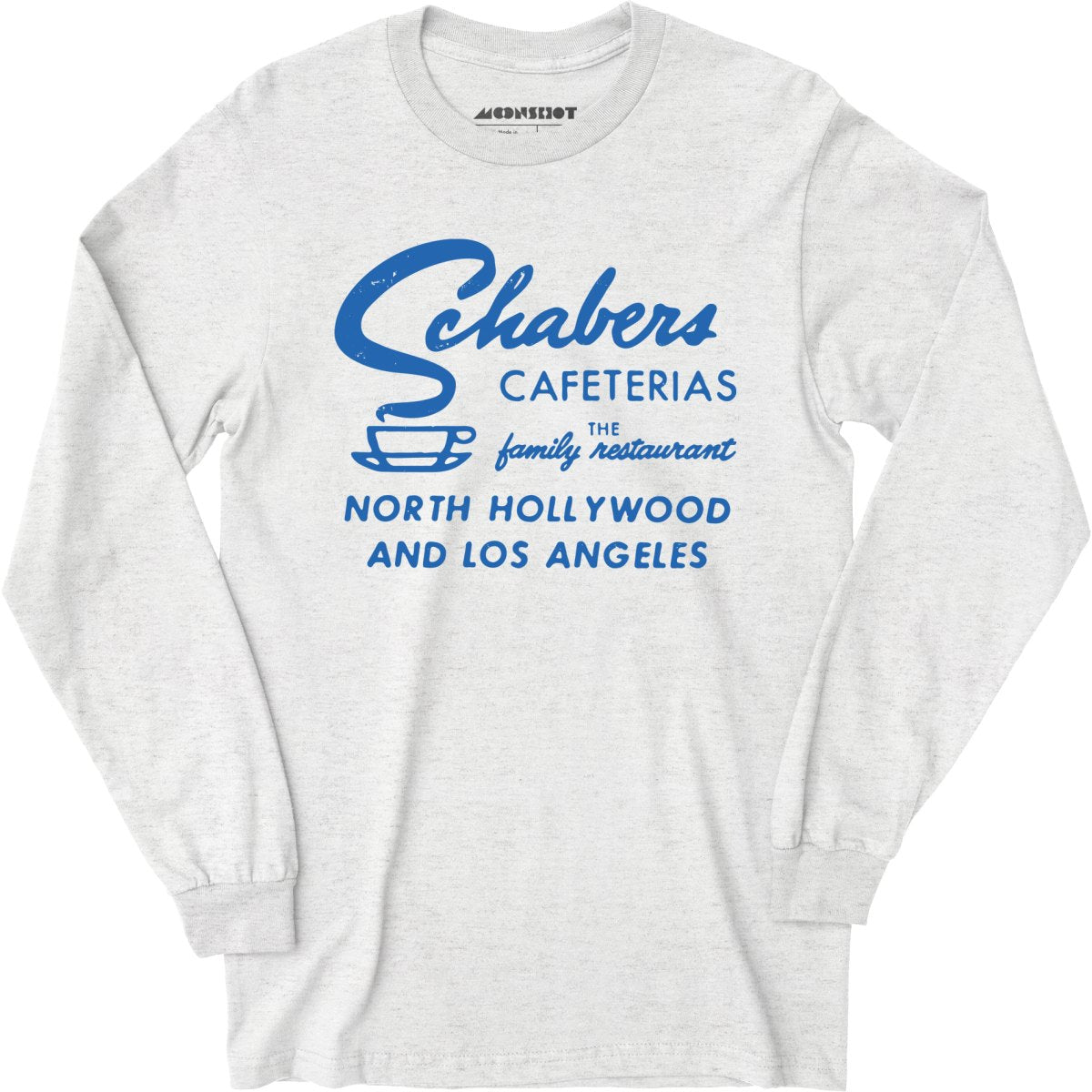 Schabers Cafeterias - Los Angeles, CA - Vintage Restaurant - Long Sleeve T-Shirt