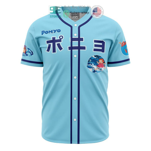 BEST Sea Creatures Ponyo Studio Ghibli Baseball Jersey