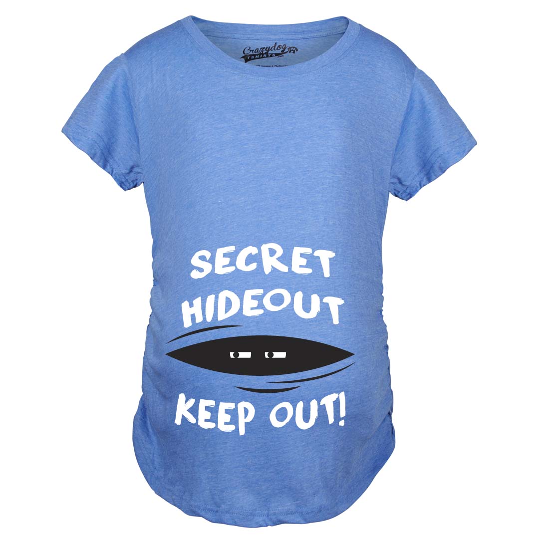 Secret Hideout Maternity T Shirt Hoodie, Sweatshirt | InkThreadWorks.com (Image 1)
