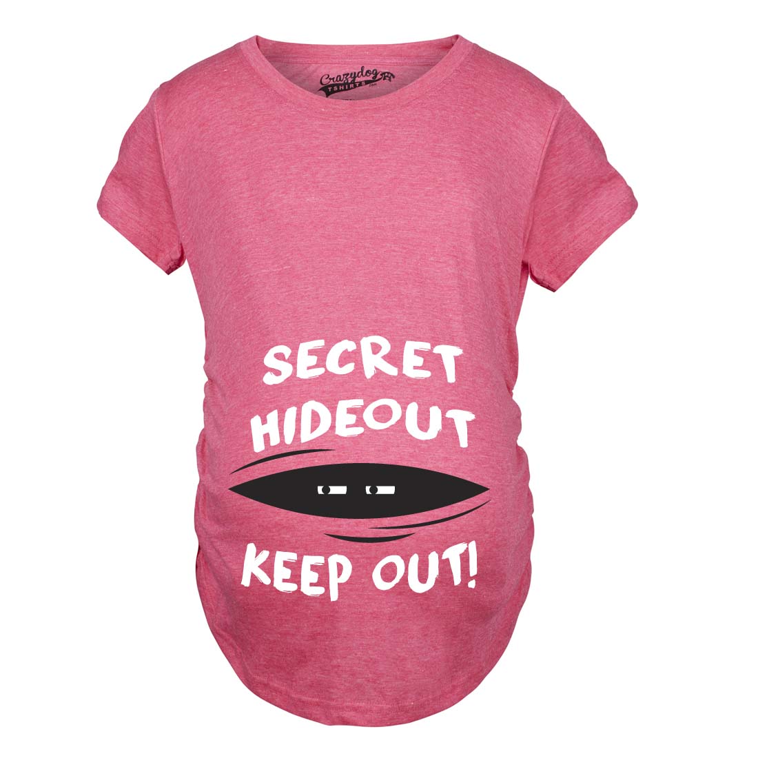 Secret Hideout Maternity T Shirt Hoodie, Sweatshirt | InkThreadWorks.com (Image 2)