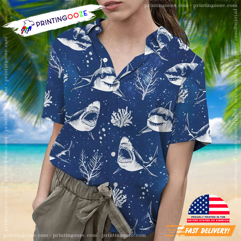 Shark Week Merchandise Hawaiian Shirt