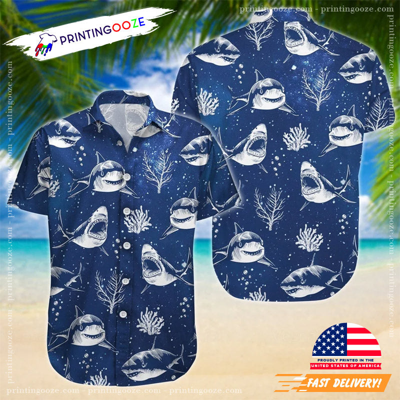Shark Week Merchandise Hawaiian Shirt