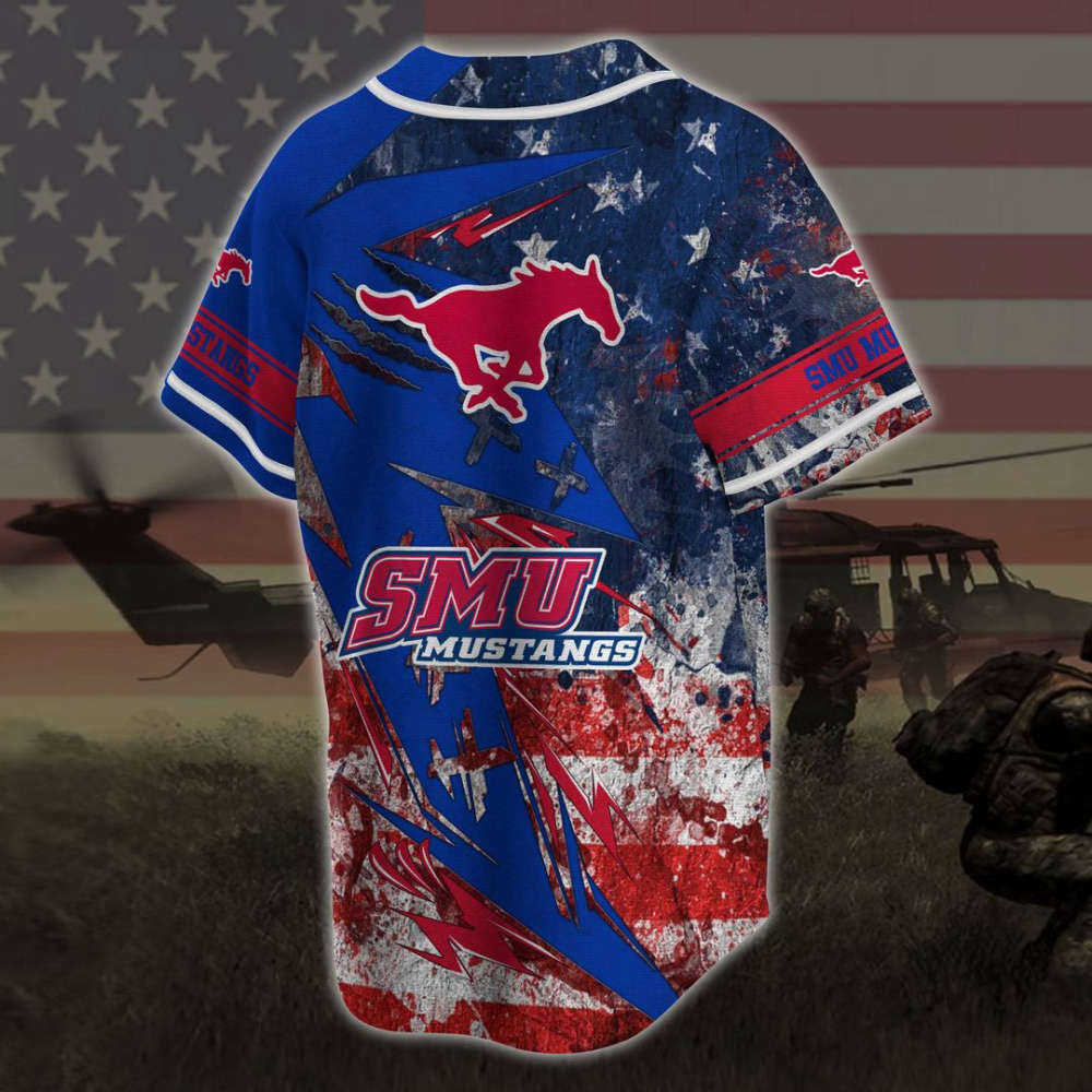 SMU Mustangs Baseball Jersey Gift For Men Women - lylyprint.com