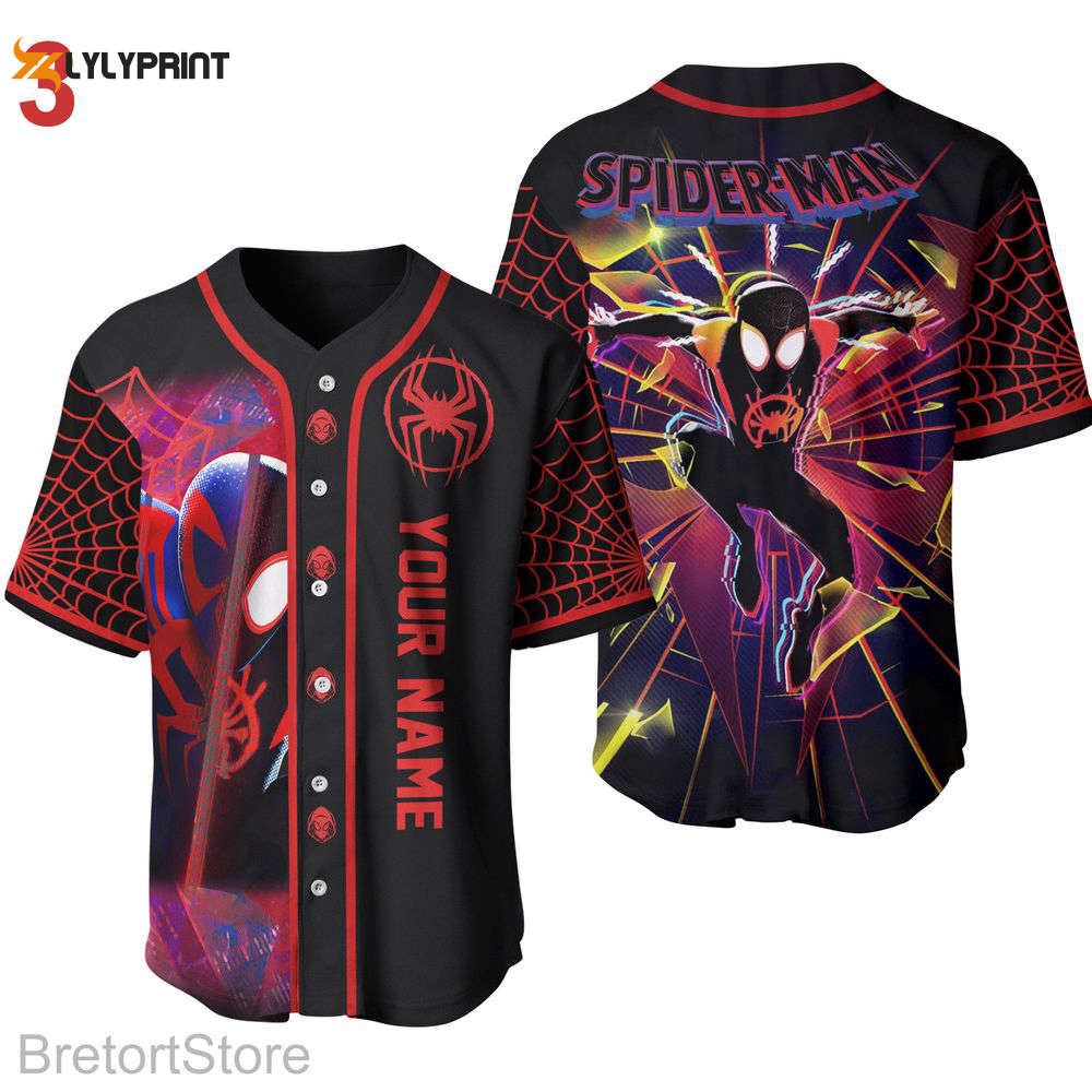 Spiderman Baseball Jersey, Superhero Shirt - lylyprint.com