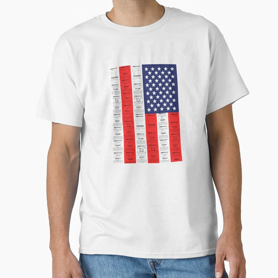 CVS Receipts Funny CVS | United States Flag Funny US Flag by CuddleStore