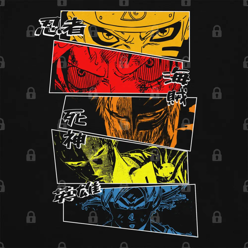 Strongest Anime Heroes T-Shirt
