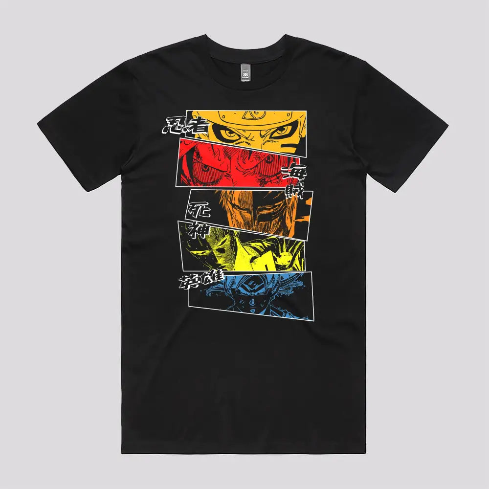 Strongest Anime Heroes T-Shirt