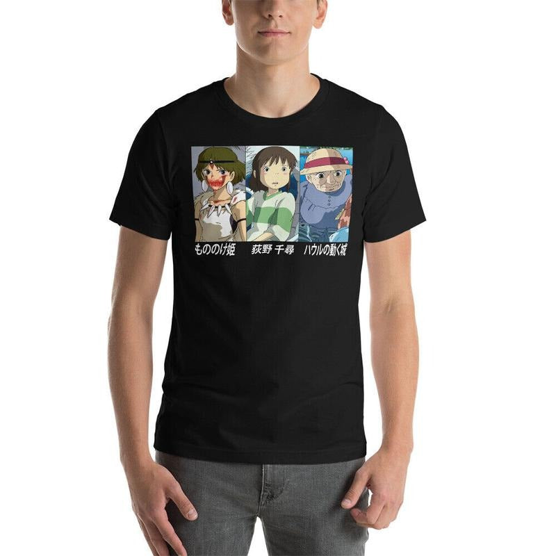 studio ghibli anime manga Aesthetic new Unisex T-Shirt S-4XL,graphic tee