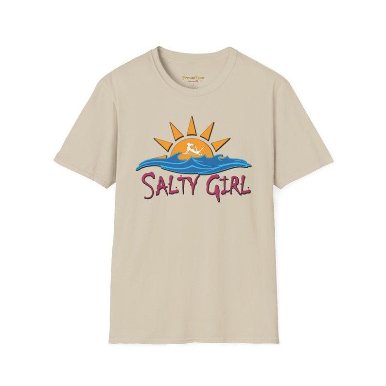 Beach theme shirt, Hoodie// Salty Girl // Surfer girl // style 02 Sweatshirt | InkThreadWorks.com