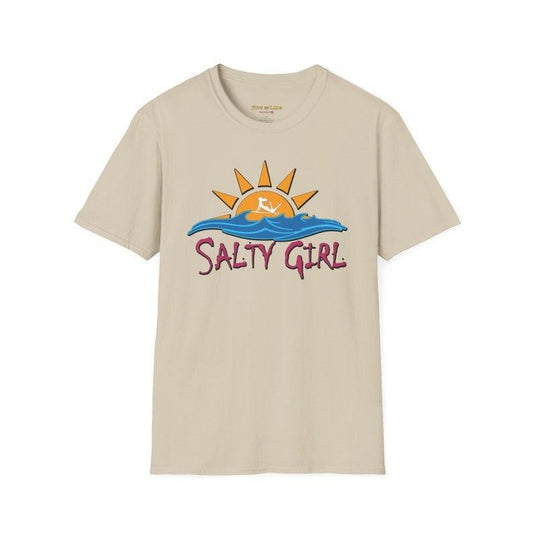 Beach theme shirt, Hoodie// Salty Girl // Surfer girl // style 02 Sweatshirt | InkThreadWorks.com