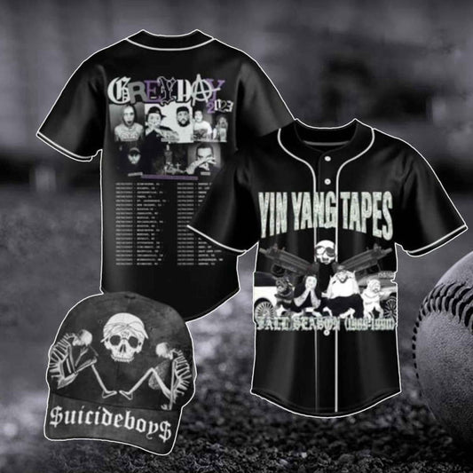 Sui cideboys 2023 Tour Baseball Jersey & Grey Day Shirt: Rap Hip Hop Merch Concert Tee Gift For Fan - Aopprinter