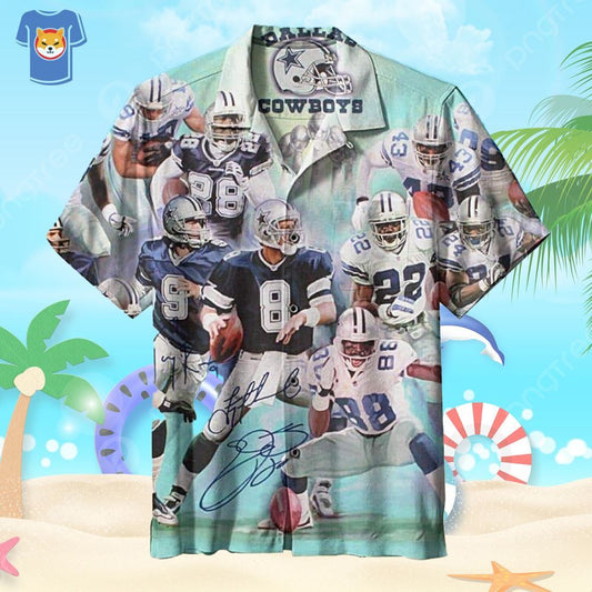 Summer Hawaiian Dallas Cowboys Shirt Perfect for Best Friends
