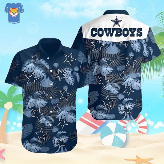 Summer's Best Dallas Cowboys Hawaiian Shirt for Football Lovers