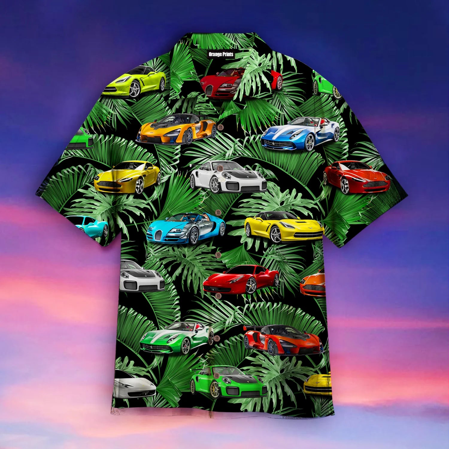 Supper Car Trendy Hawaiian Shirt For