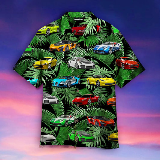 Supper Car Trendy Hawaiian Shirt For