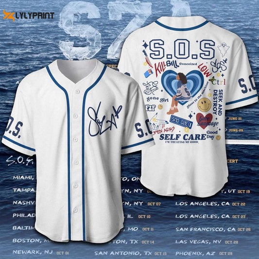 SZA Baseball Jersey For Men Women, SZA Good Day Jersey - lylyprint.com