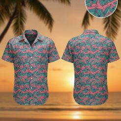 AK-47 Tropical Tactical Hawaiian Shirt for Men - Button Up Gun Print Operator Aloha Shirt