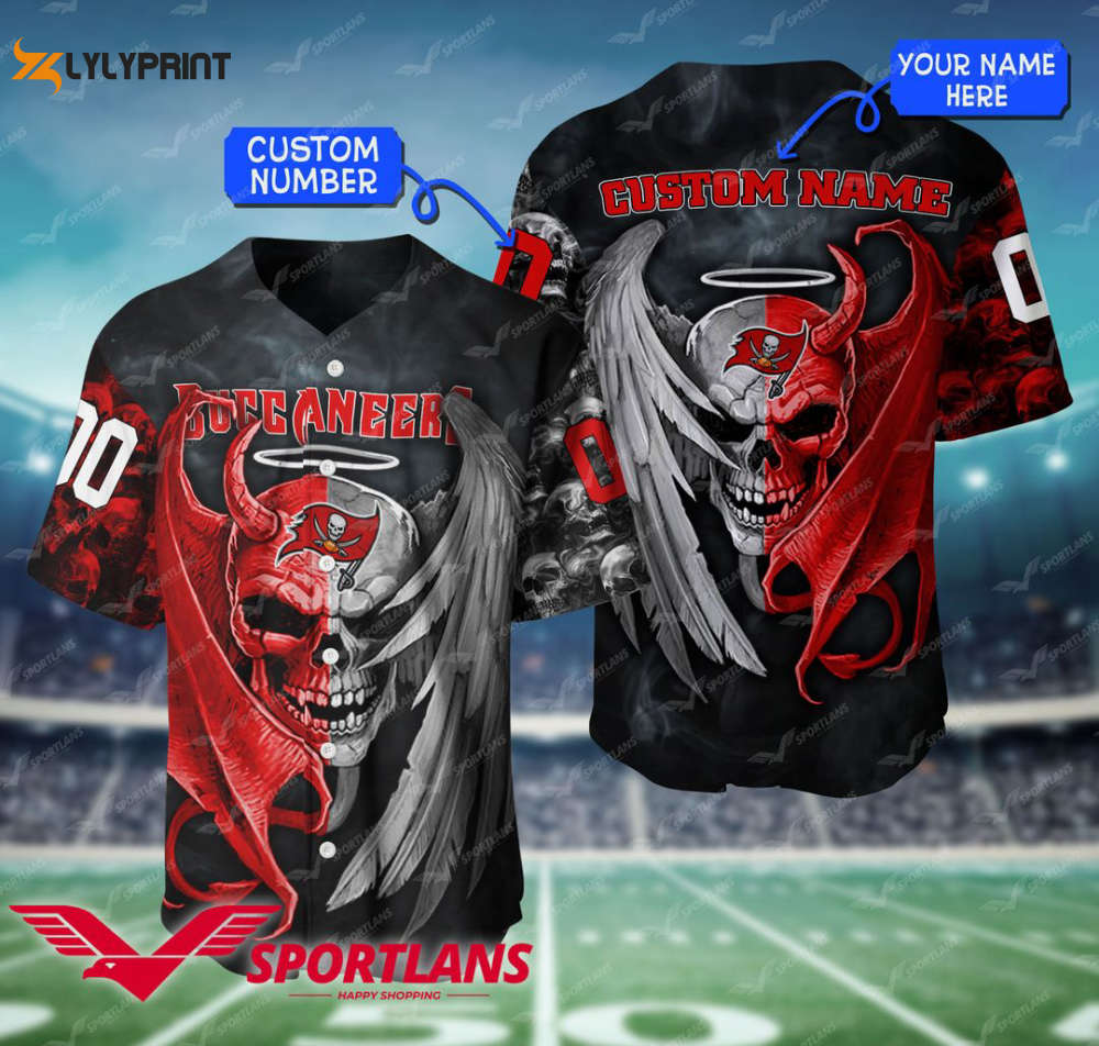 Tampa Bay Buccaneers Personalized Baseball Jersey Fan Gifts - lylyprint.com