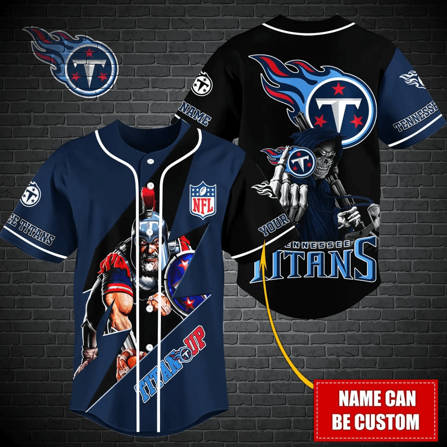 Tennessee Titans Personalized Baseball Jersey Fan Gifts - lylyprint.com