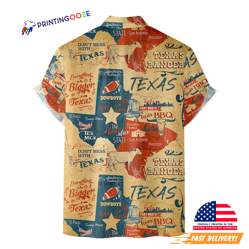 Texas Pride, Texas Hawaiian Shirt