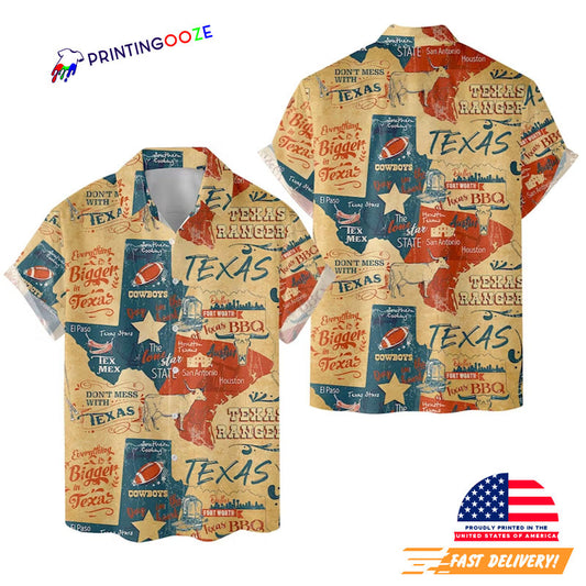 Texas Pride, Texas Hawaiian Shirt