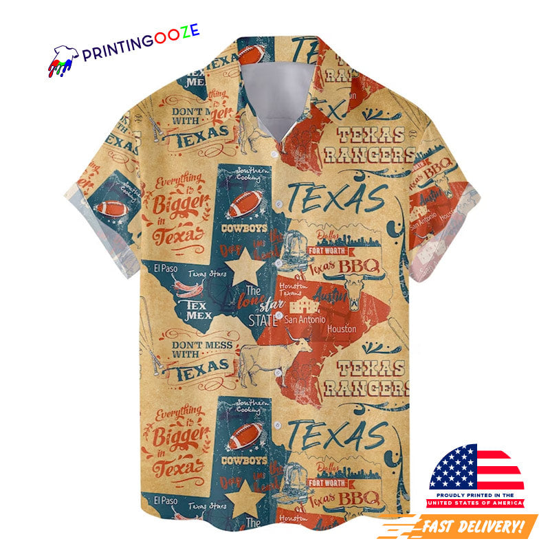 Texas Pride, Texas Hawaiian Shirt
