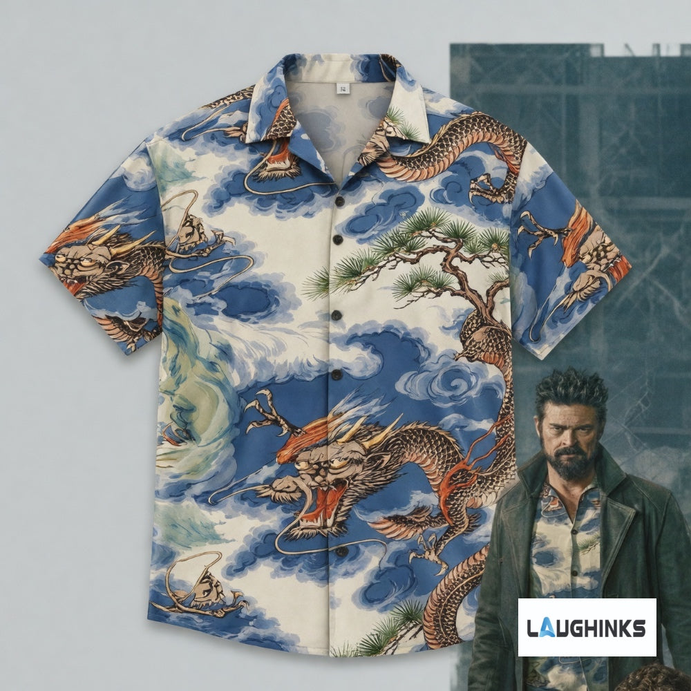 The Boys Season 5 Billy Butcher Japanese Dragon Hawaiian Shirt 2026