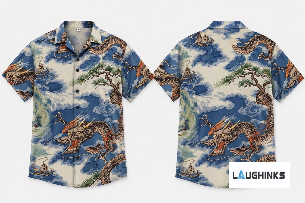 The Boys Season 5 Billy Butcher Japanese Dragon Hawaiian Shirt 2026