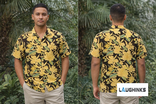 The Boys Season 5 Billy Butcher Yellow Tropical Ochre Hawaiian Shirt 2026