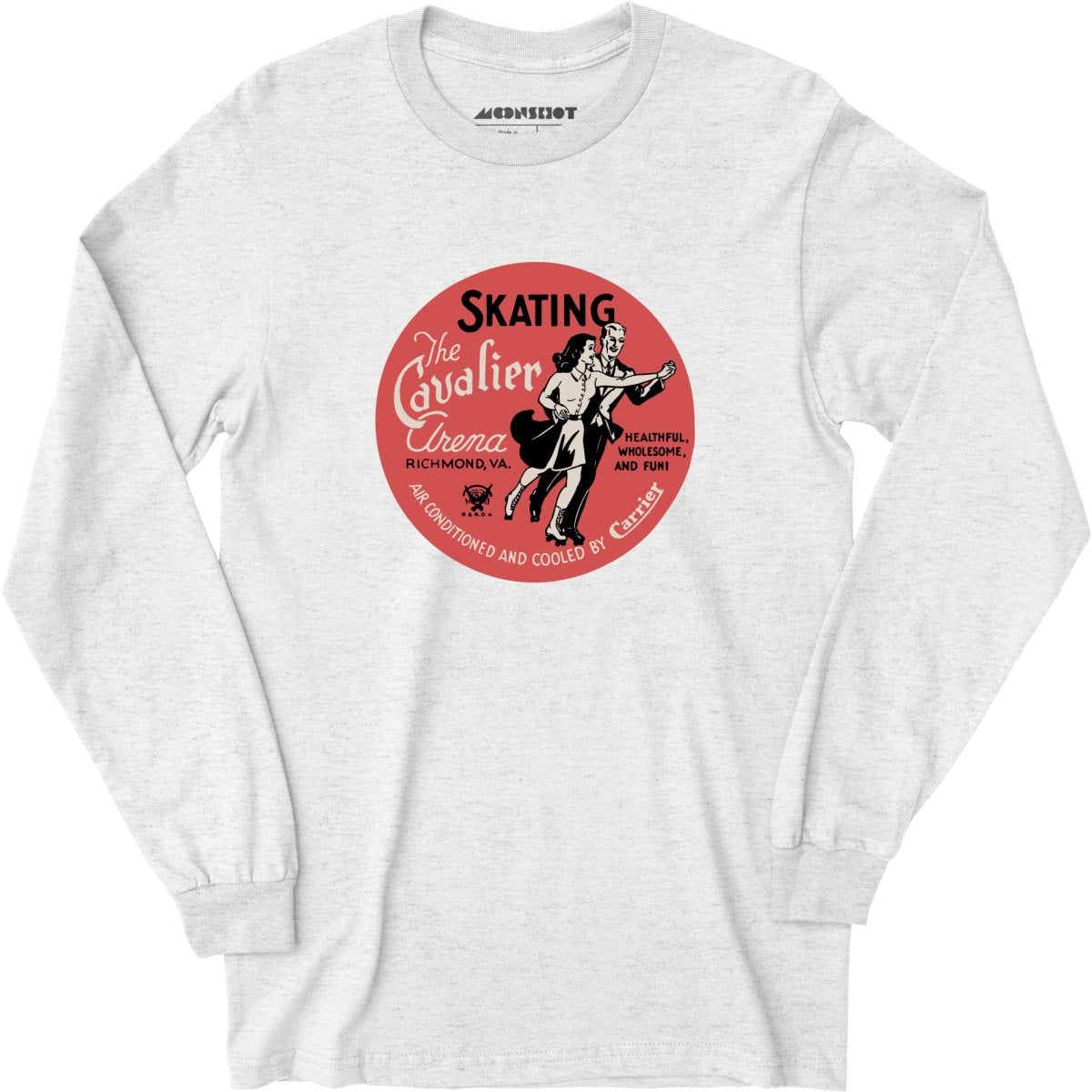 The Cavalier Arena - Richmond, VA - Vintage Roller Rink - Long Sleeve T-Shirt