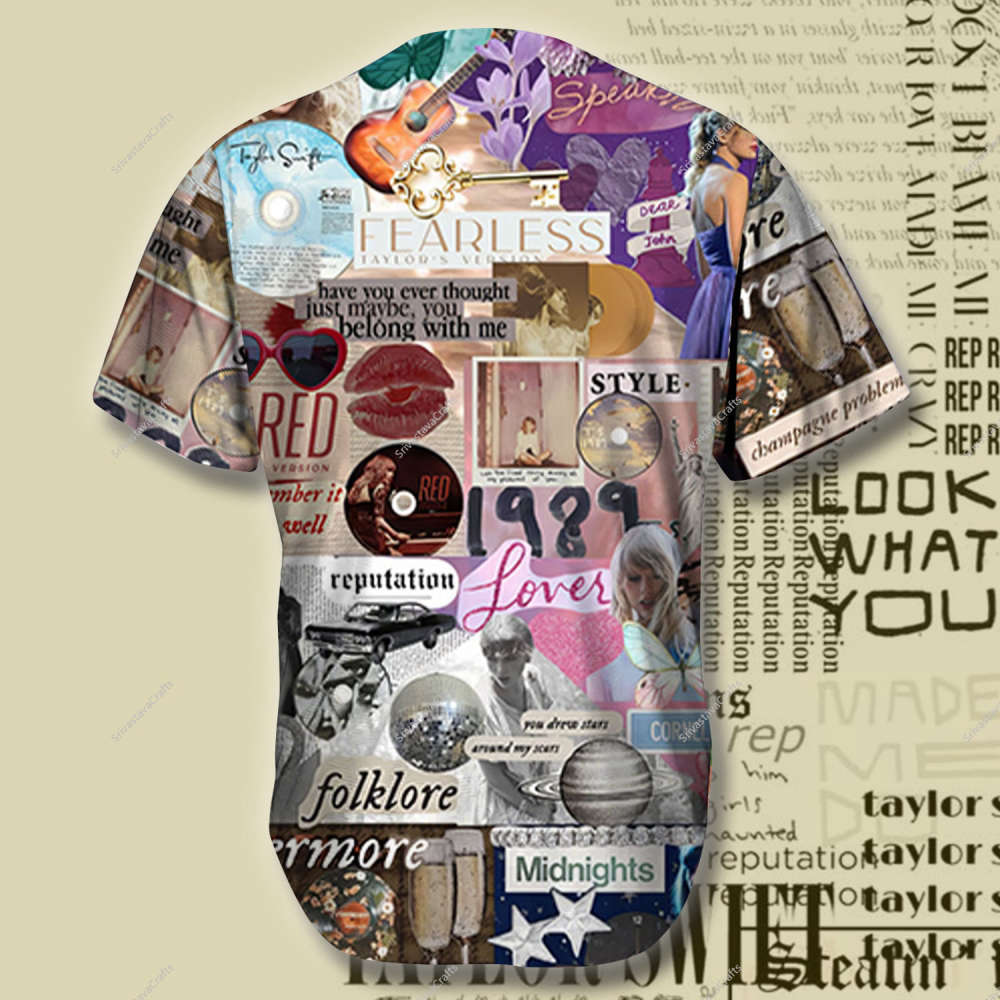 The Eras Tour Baseball Jersey, taylor version Jersey Shirt, Taylor Merch - lylyprint.com