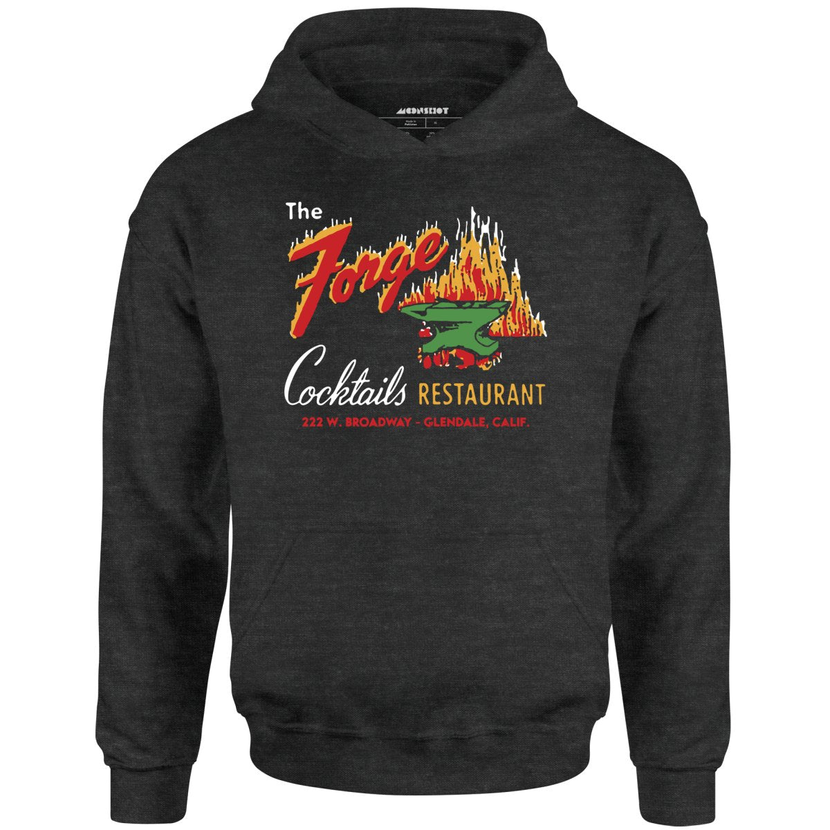 The Forge - Glendale, CA - Vintage Restaurant - Unisex Hoodie