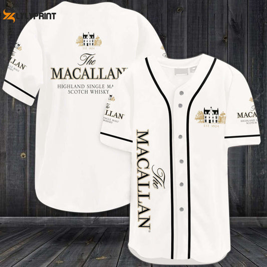 The Macallan Scotch Whiskey Baseball Jersey - lylyprint.com