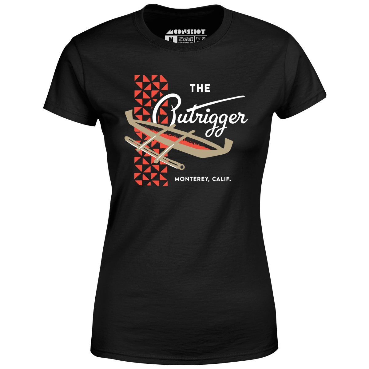 The Outrigger - Monterey, CA - Vintage Tiki Bar - Women's T-Shirt