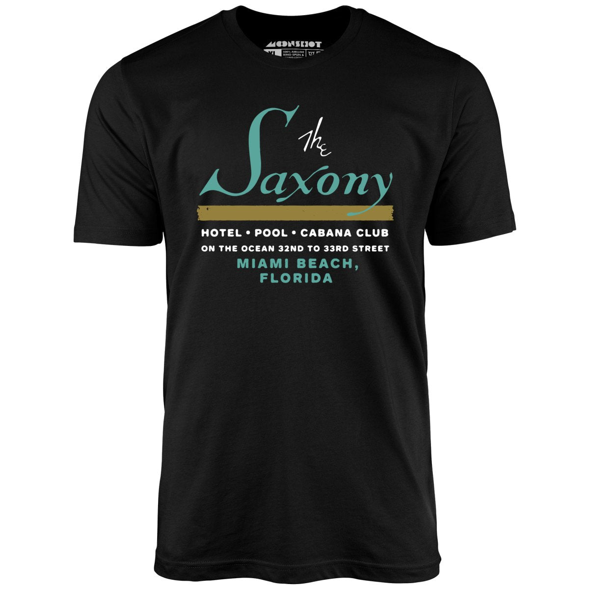 The Saxony - Miami Beach, FL - Vintage Hotel - Unisex T-Shirt