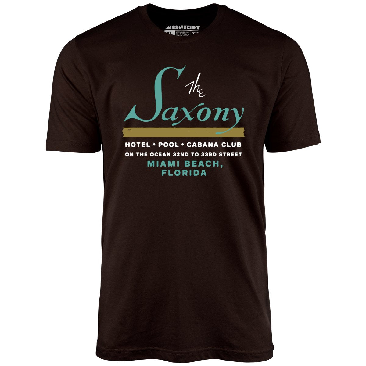 The Saxony - Miami Beach, FL - Vintage Hotel - Unisex T-Shirt